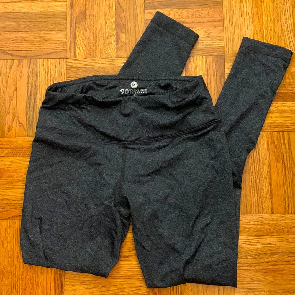 90 degree womens full length athletic leggings size small